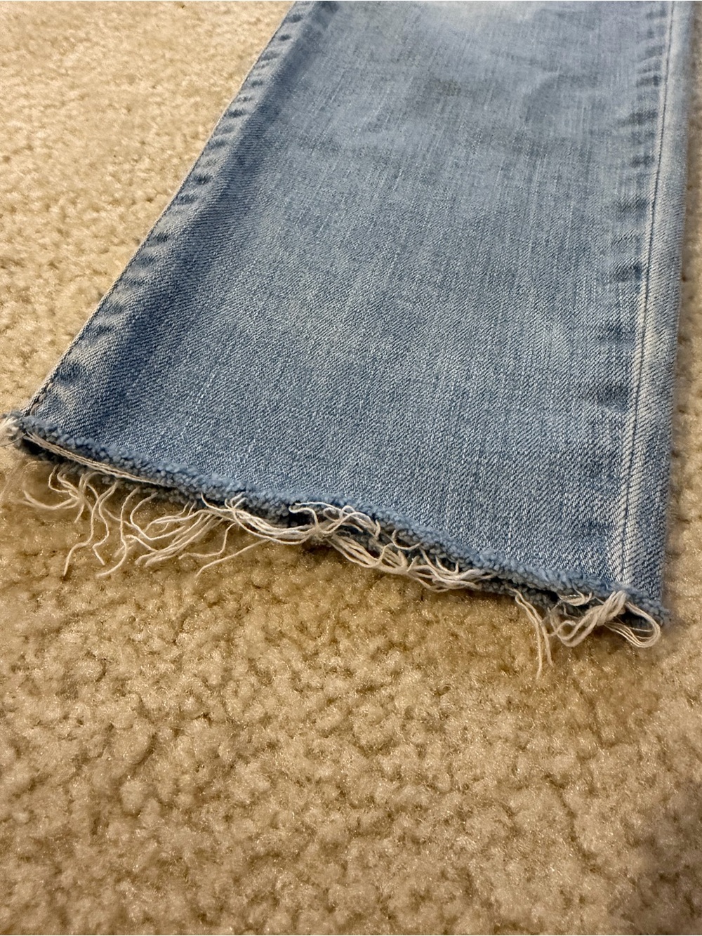 GAP Denim 1969 | Light Wash Raw Hem Straight Leg Jeans ✨ size 29 - Picture 4 of 15